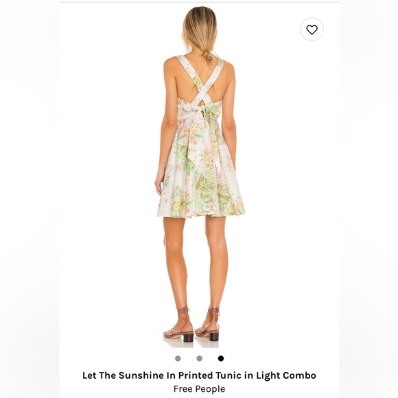 Free people - Let the sunshine in printed tunic in light combo - Picture 3 of 5